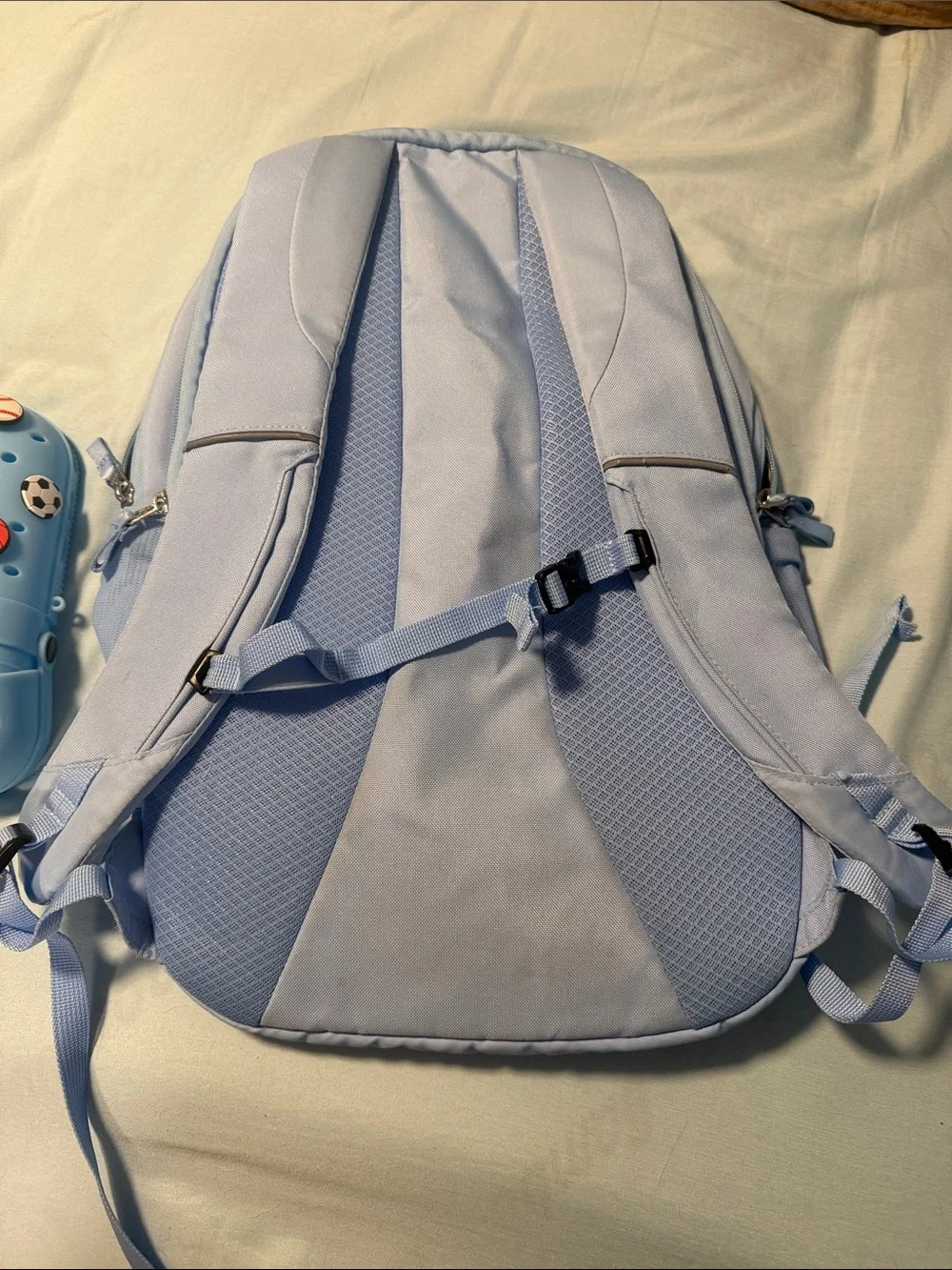all in motion Light Blue Kids Sports Patch Backpack and pencil case